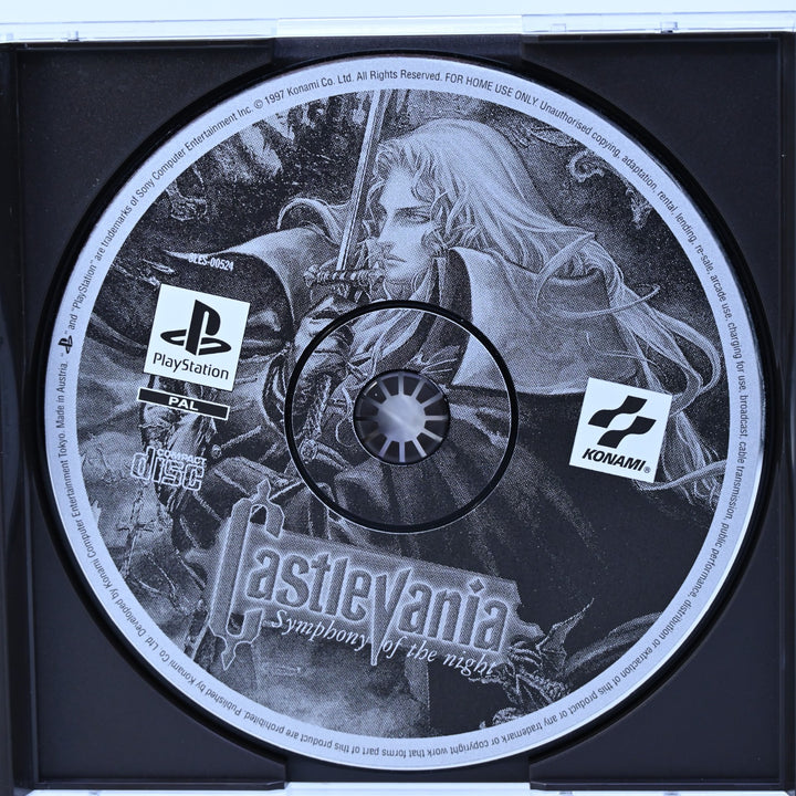 Castlevania: Symphony of the Night - PS1 Game + Manual - PAL - MINT DISC!