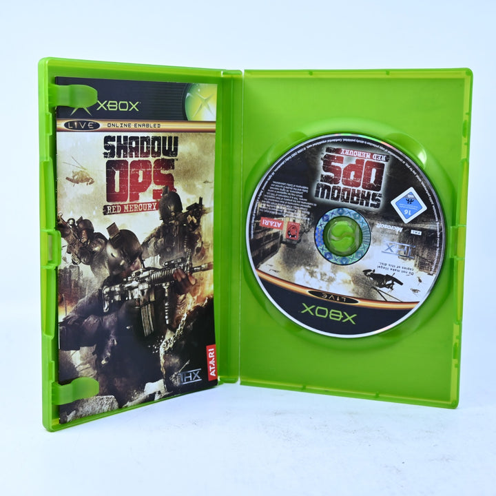 Shadow Ops Red Mercury - Original Xbox Game + Manual - PAL - MINT DISC!