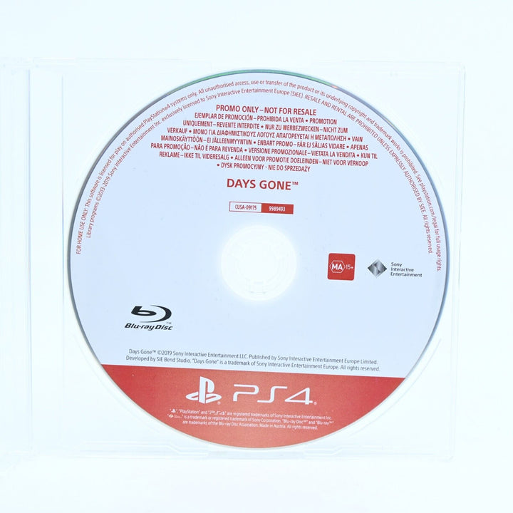 Days Gone - Promo Disc - Sony Playstation 4 / PS4 Game - Disc Only - MINT DISC!