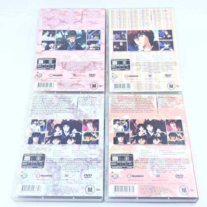 Rurouni Kenshin - Volumes 1 to 22 Complete - Region  4 - Anime DVDs