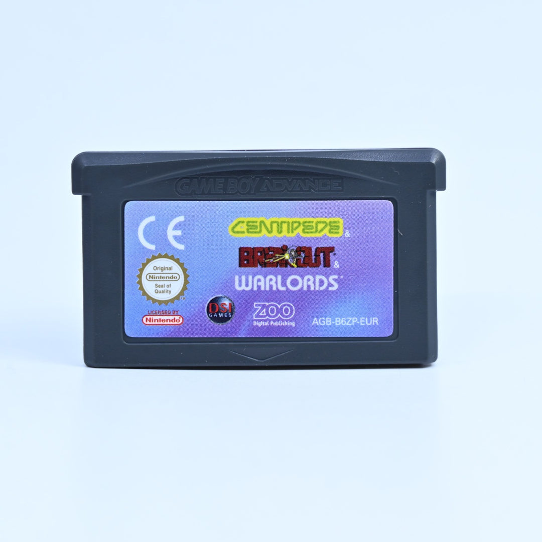Centipede|Breakout|Warlords - GBA Boxed Game - PAL - FREE POST!