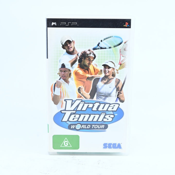 Virtua Tennis: World Tour - Sony PSP Game + Manual - FREE POST!