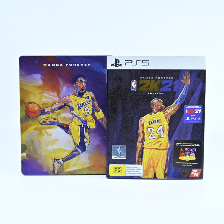 NBA 2K21 Mamba Forever: Kobe Limited Edition - PS5 Game + Steelbook