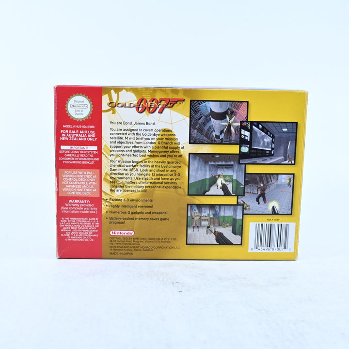 GoldenEye 007 - N64 / Nintendo 64 Boxed Game - PAL - FREE POST!