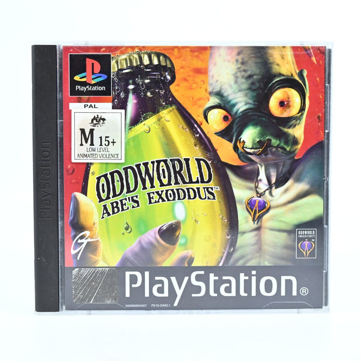 Oddworld: Abe's Exoddus - Sony Playstation 1 / PS1 Game + Manual - MINT DISCS!