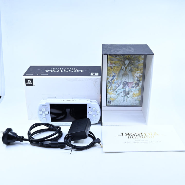 Pearl White FF 20th Anniversary Limited Dissidia - Sony PSP Console - PSP-3000