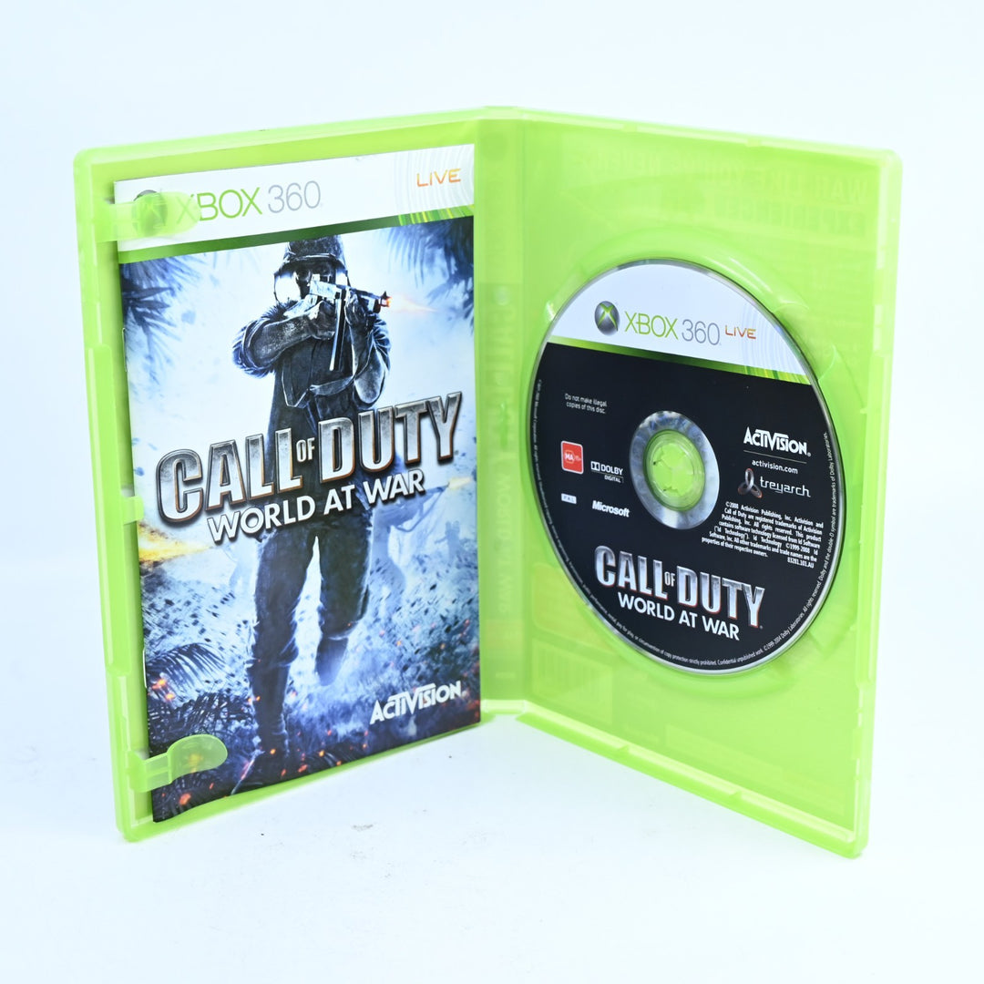 Call of Duty: World at War - Xbox 360 Game + Manual - PAL - MINT DISC!