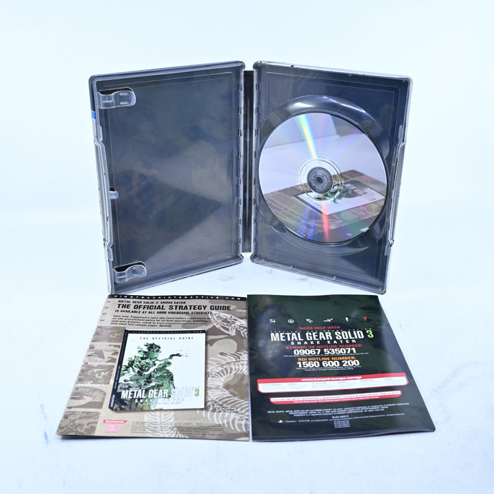Metal Gear Solid 3: Snake Eater - Limited Metal Edition - PS2 Game + Manual