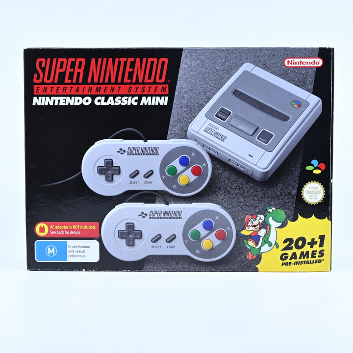 AS NEW! SNES Classic Mini - Super Nintendo / SNES Boxed Console - FREE POST!