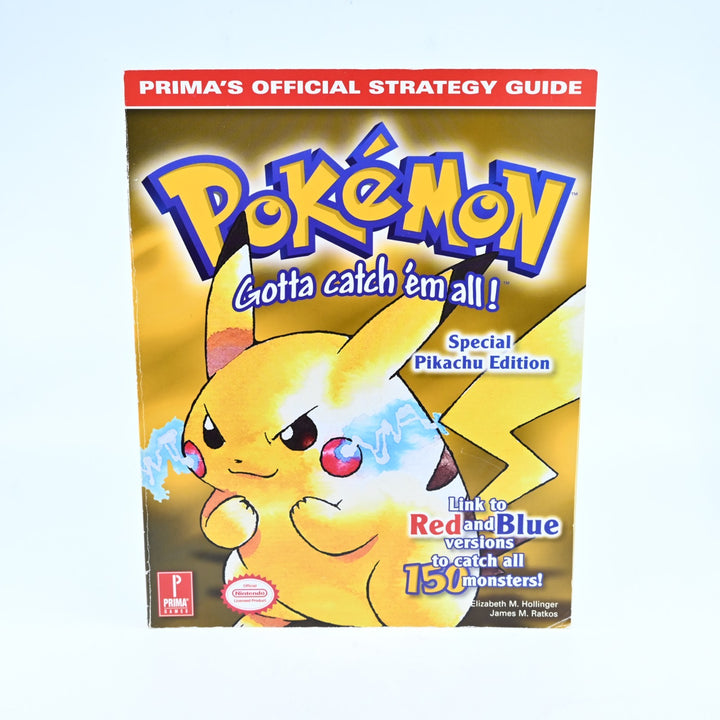 Pokemon Yellow (Special Pikachu Edition) - Strategy Guide by Prima + Poster