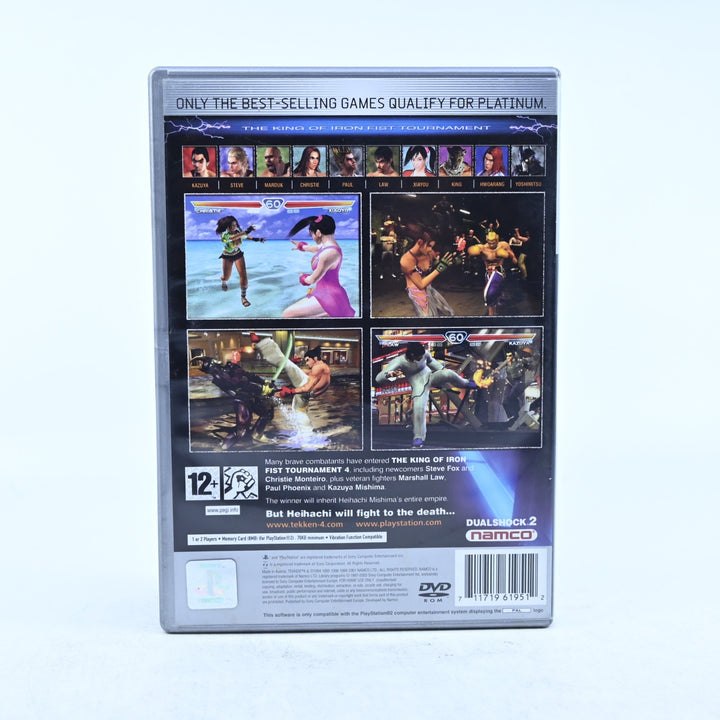 Tekken 4 - Sony Playstation 2 / PS2 Game + Manual - PAL - MINT DISC!