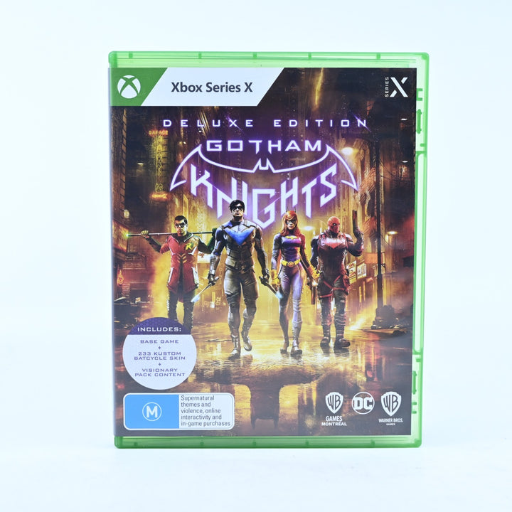 Gotham Knights Deluxe Edition - Xbox Series X Game - PAL - FREE POST- NO DLC!