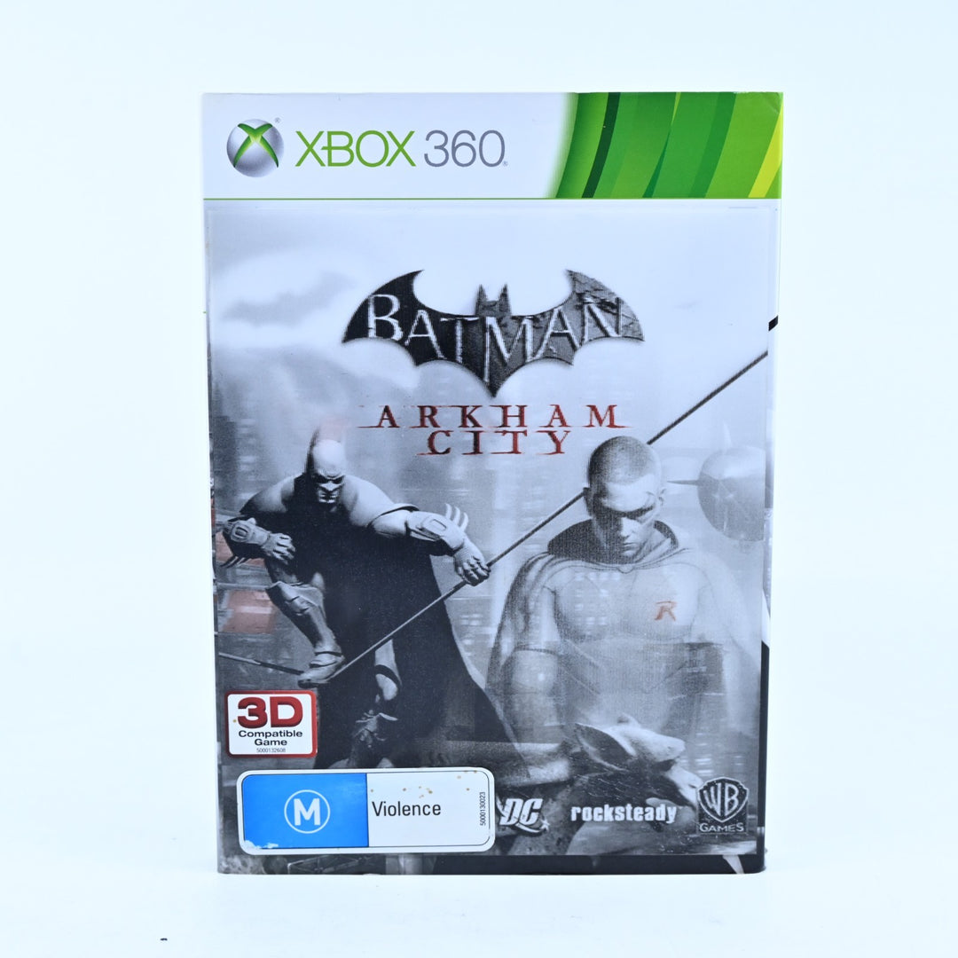 Batman: Arkham City Lenticular Cover - Xbox 360 Game + Manual - PAL - MINT DISC!