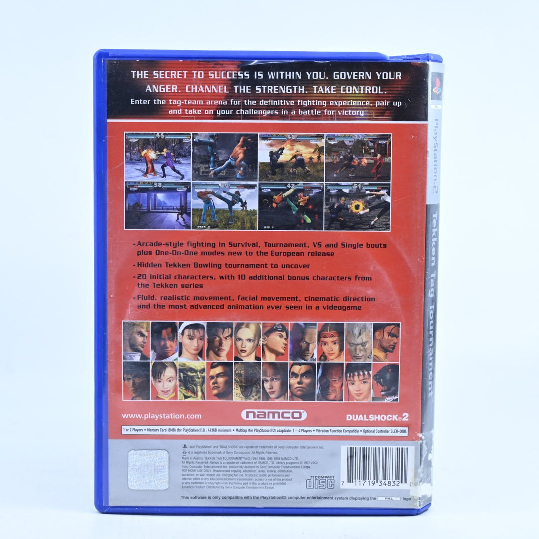 Tekken Tag Tournament - Sony Playstation 2 / PS2 Game + Manual - PAL