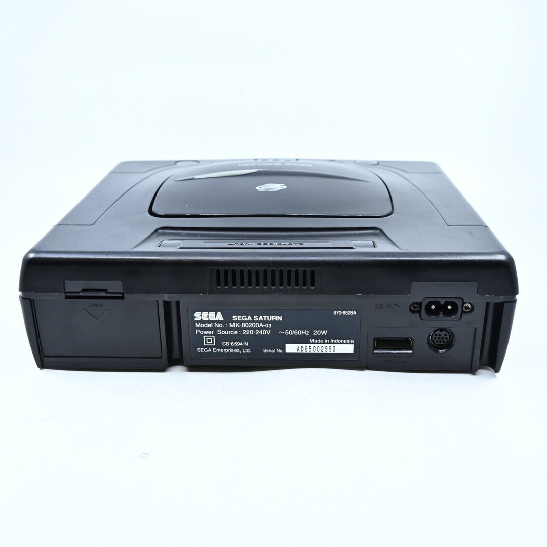 Black - Sega Saturn Console - PAL - FREE POST!