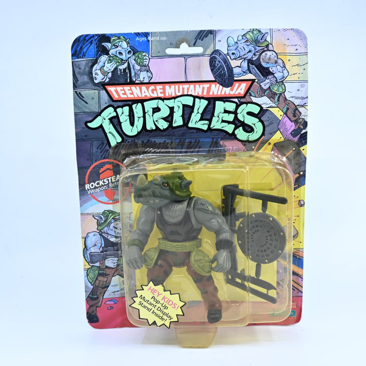 Rocksteady - Teenage Mutant Ninja Turtles / TMNT Playmates 1980's Figure - Toy