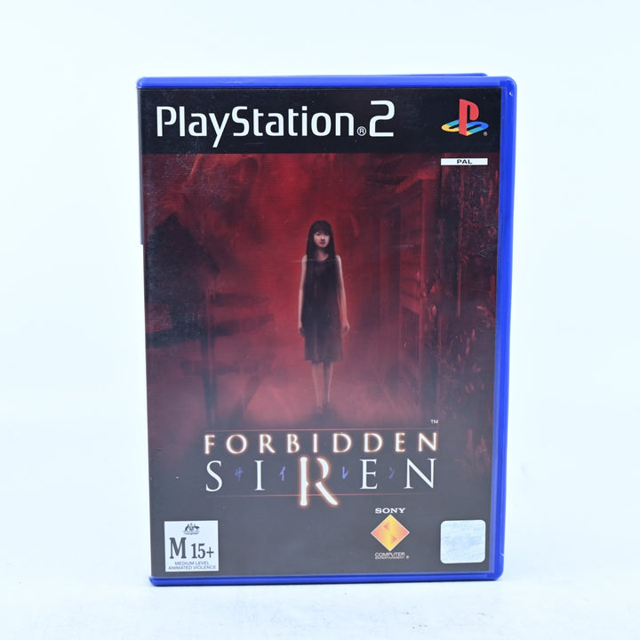 Forbidden Siren - Sony Playstation 2 / PS2 Game + Manual - PAL