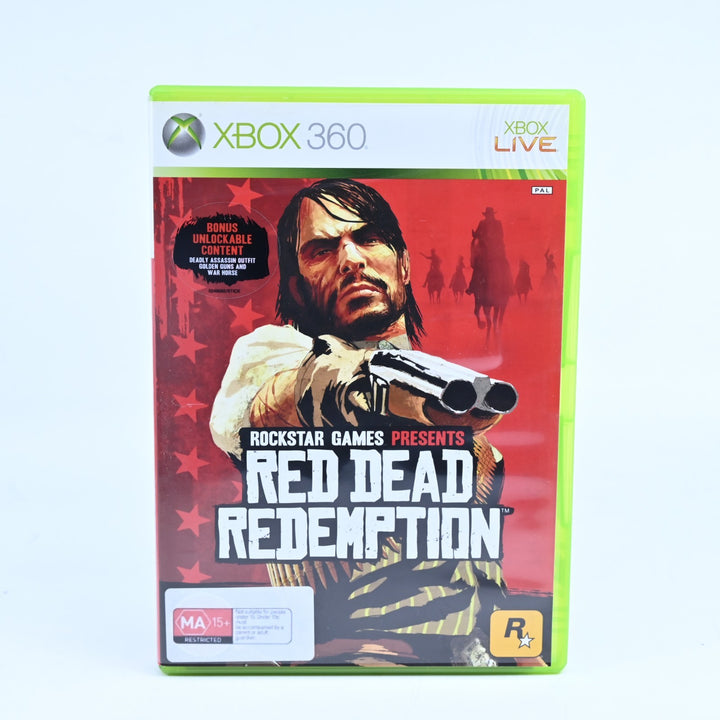 Red Dead Redemption - Xbox 360 Game + Manual + Map - PAL - FREE POST!