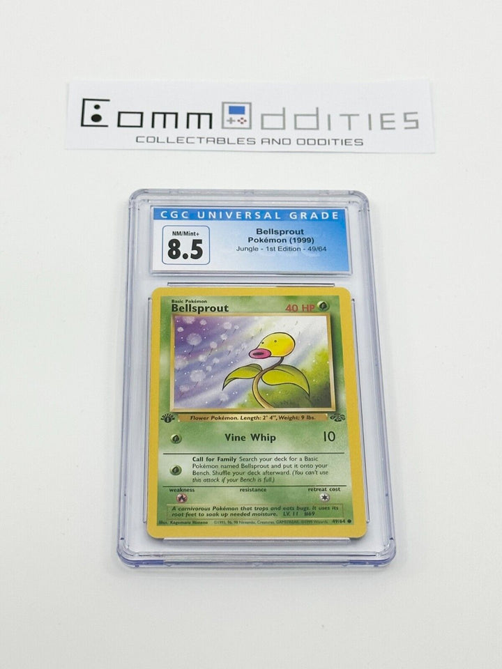 Bellsprout 1st Edition CGC 8.5 Pokemon Card - 1999 Jungle Set 49/64 - FREE POST!