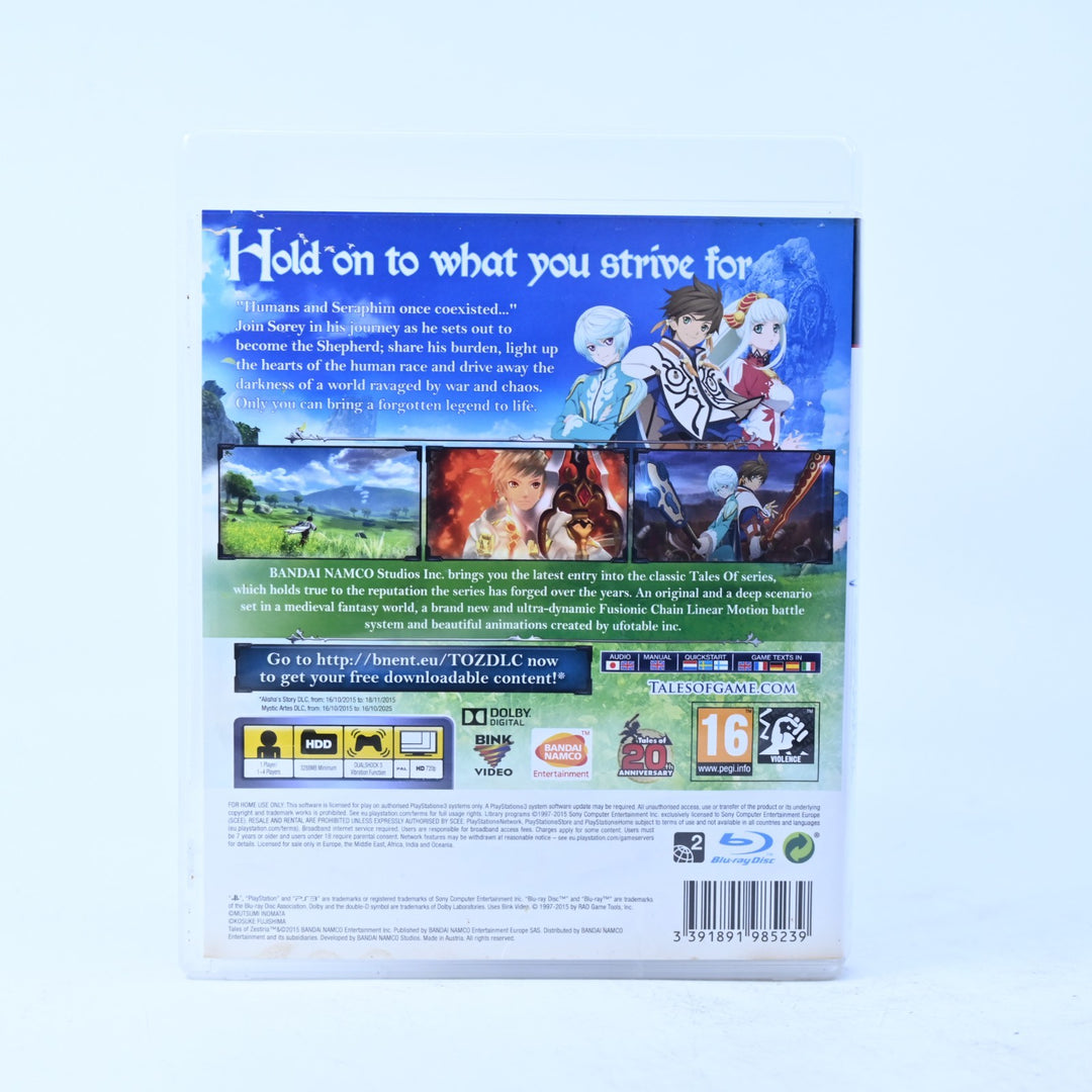 Tales of Zestiria - Sony Playstation 3 / PS3 Game + Manual - FREE POST!