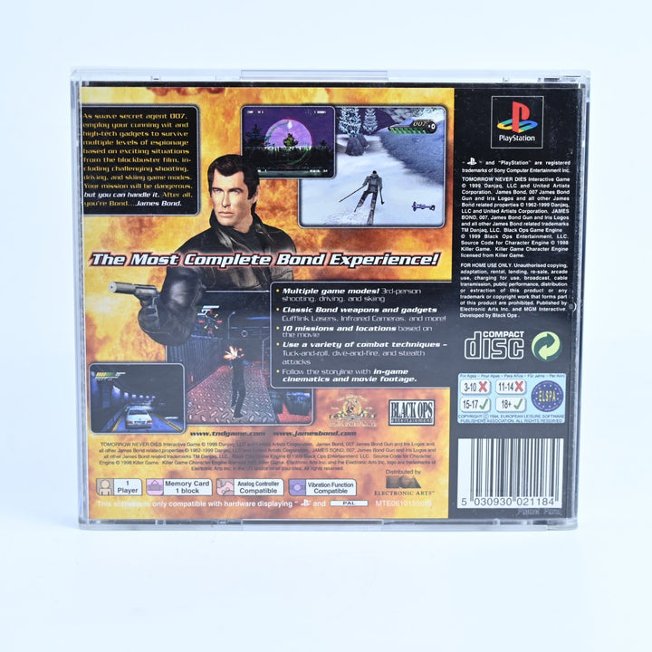 007: Tomorrow Never Dies - Sony Playstation 1 / PS1 Game - No Manual - PAL
