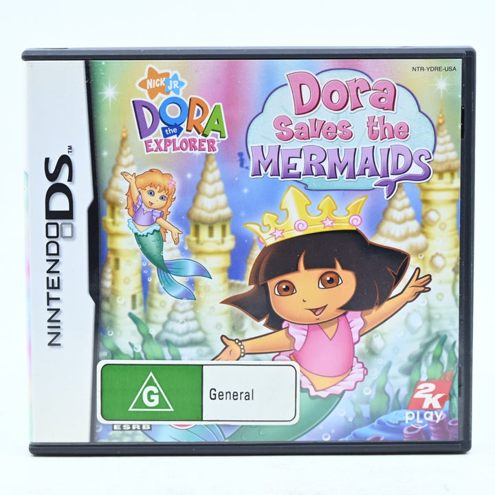 Dora The Explorer: Dora Saves the Mermaids - Nintendo DS Game - PAL + Manual