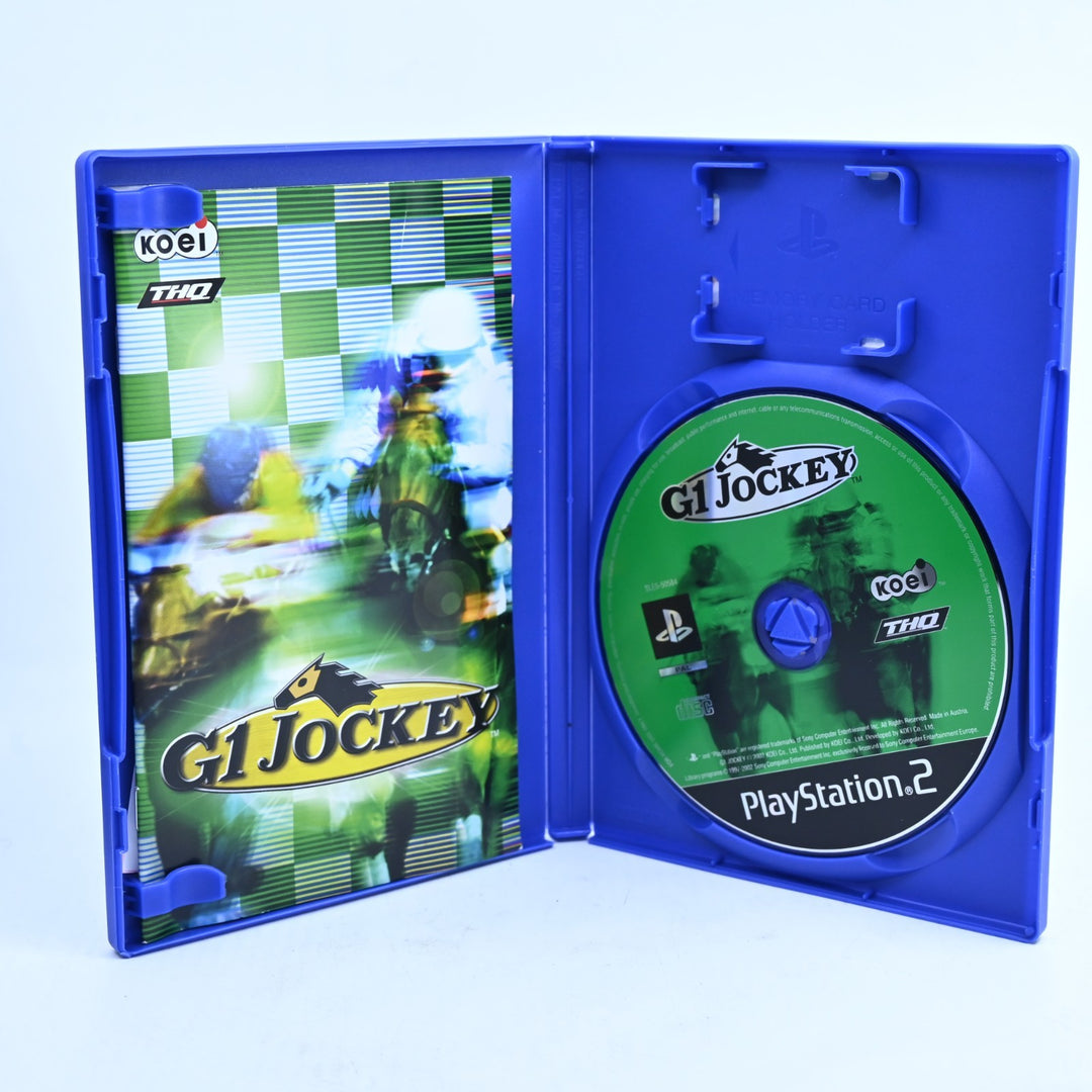 G1 Jockey - Sony Playstation 2 / PS2 Game + Manual - PAL