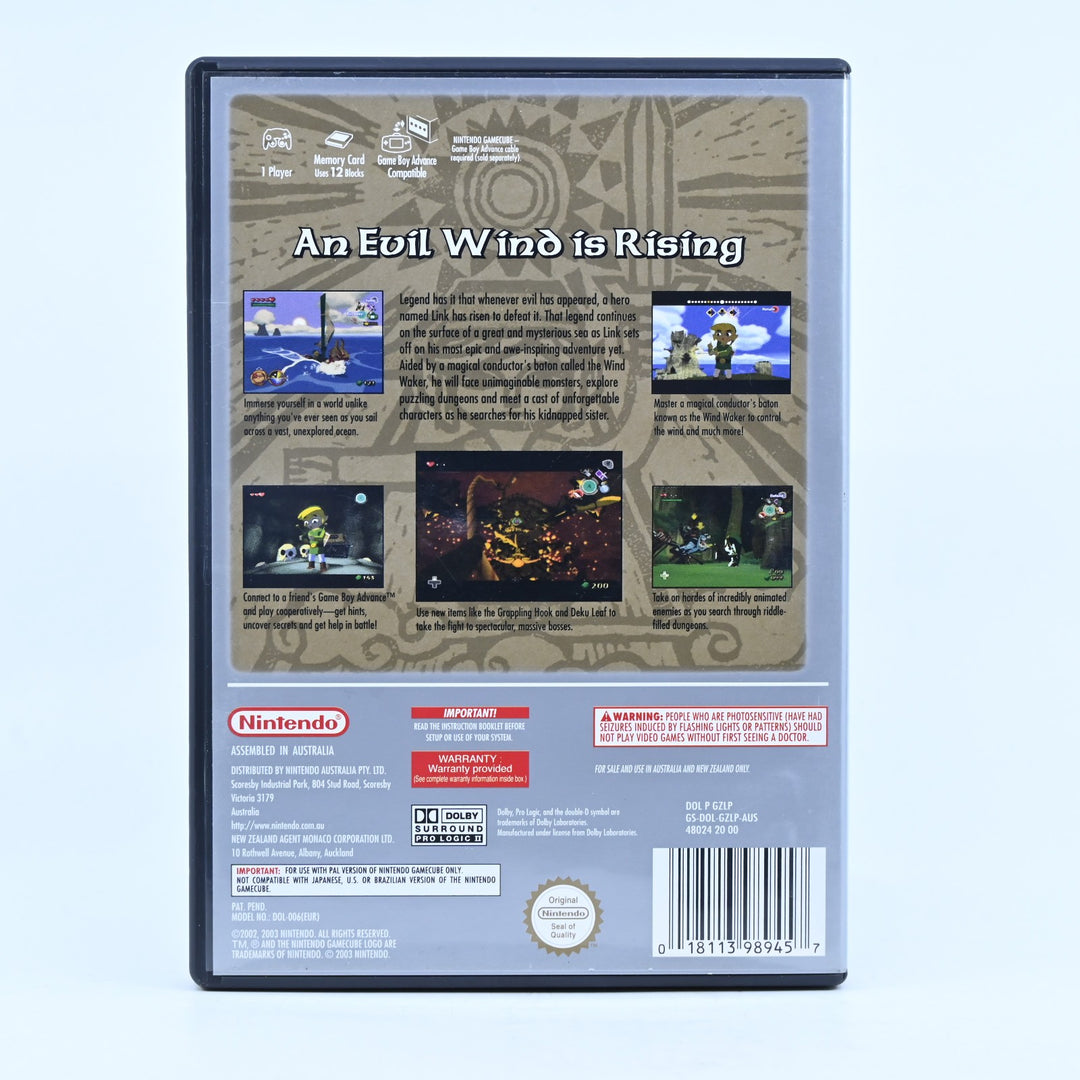 The Legend of Zelda: The Wind Waker - Nintendo Gamecube Game + Manual