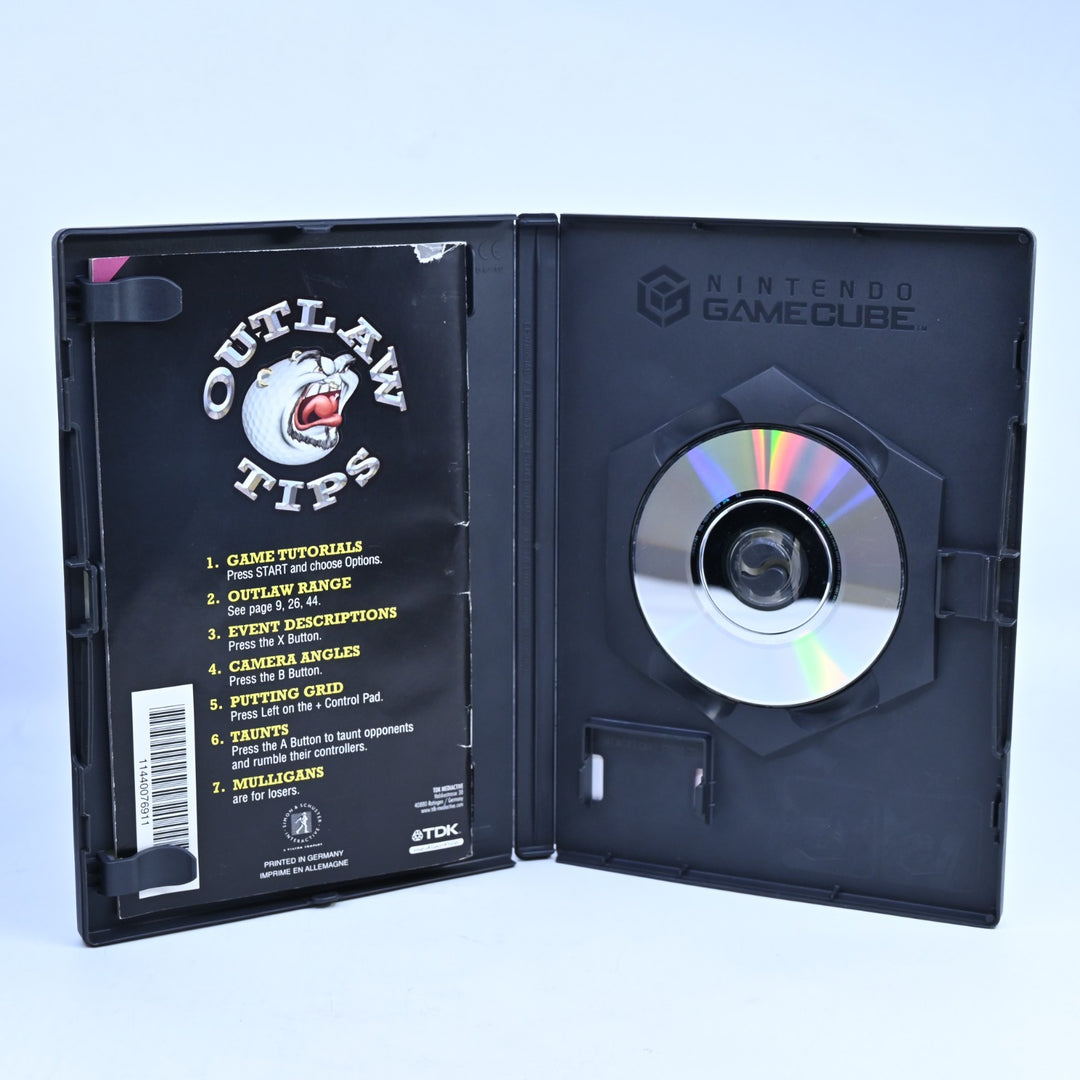 Outlaw Golf - Nintendo Gamecube Game + Manual - PAL - FREE POST!