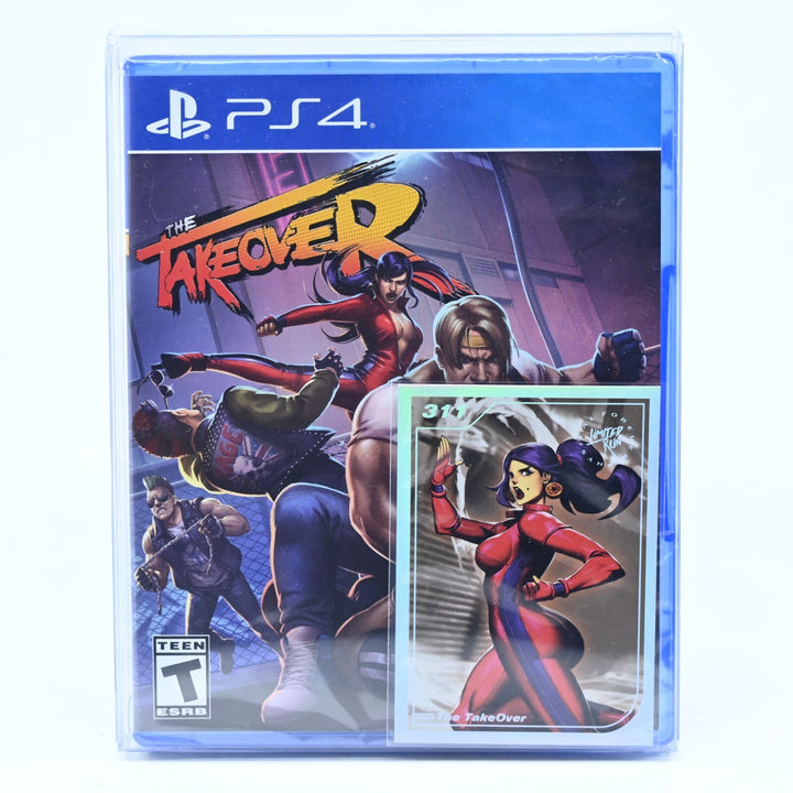 SEALED! The Takeover - LR-P289 - Sony Playstation 4 / PS4 Game + LR Card!
