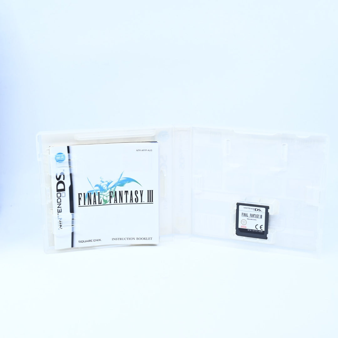 Final Fantasy III - Nintendo DS Game - PAL + Manual - FREE POST!