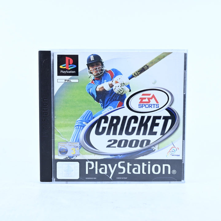 Cricket 2000 - Sony Playstation 1 / PS1 Game + Manual - PAL - MINT DISC!