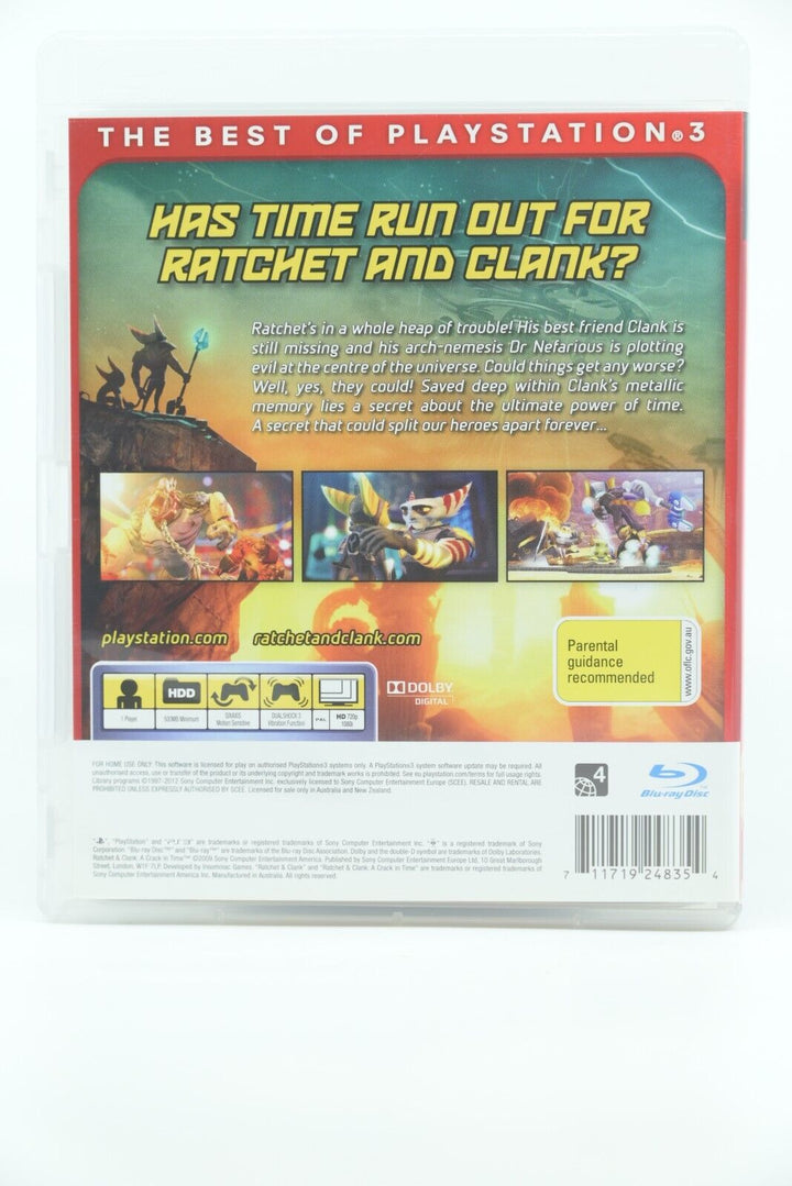 Ratchet & Clank: A Crack in Time #2 - Sony Playstation 3 / PS3 Game - FREE POST!