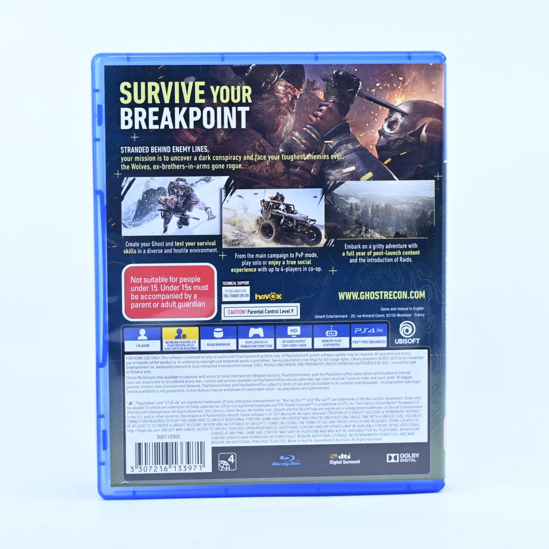 Tom Clancy's Ghost Recon: Breakpoint - Sony Playstation 4 / PS4 Game