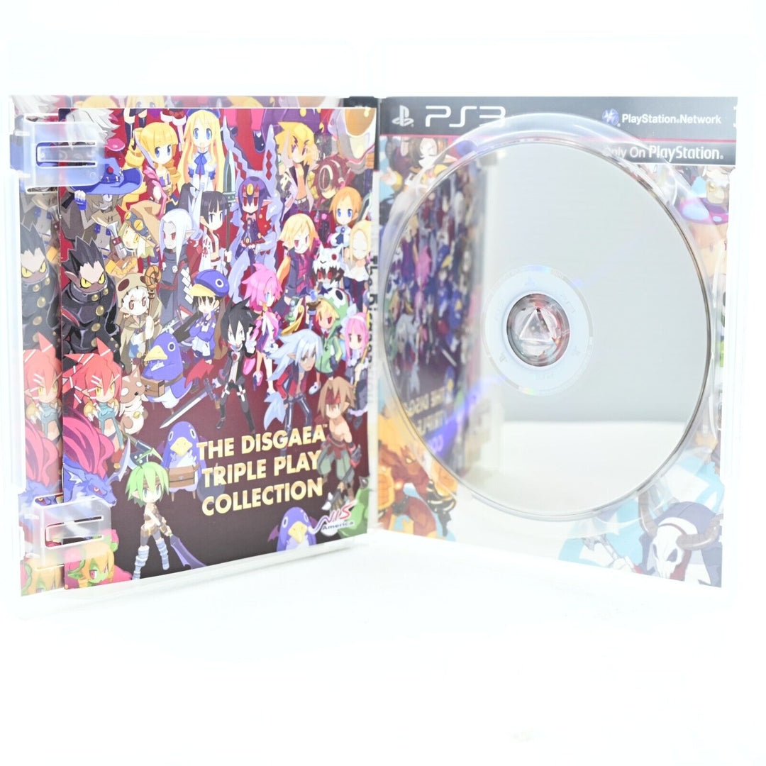 The Disgaea Triple Play Collection - Sony Playstation 3 / PS3 Game + Manual