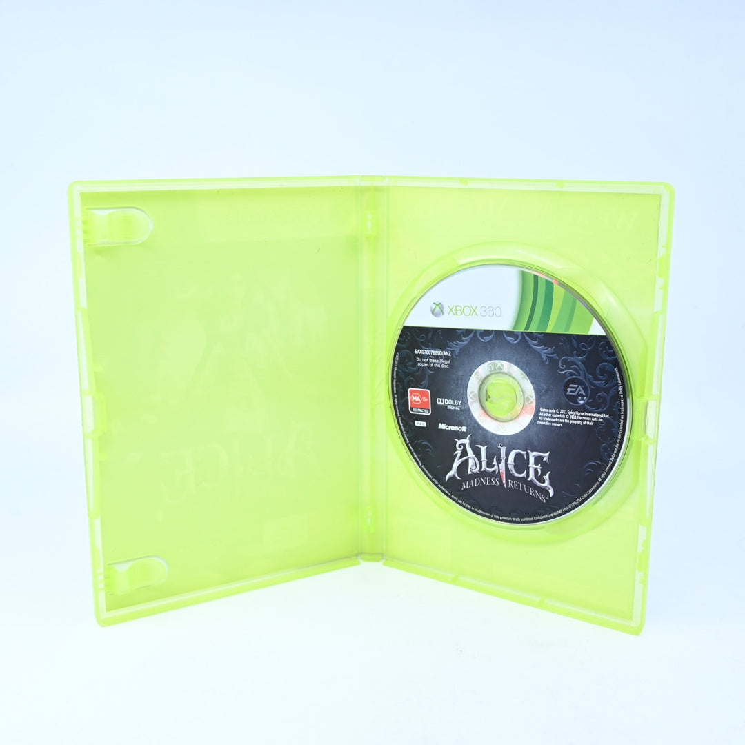Alice Madness Returns - Xbox 360 Game - PAL - MINT DISC!