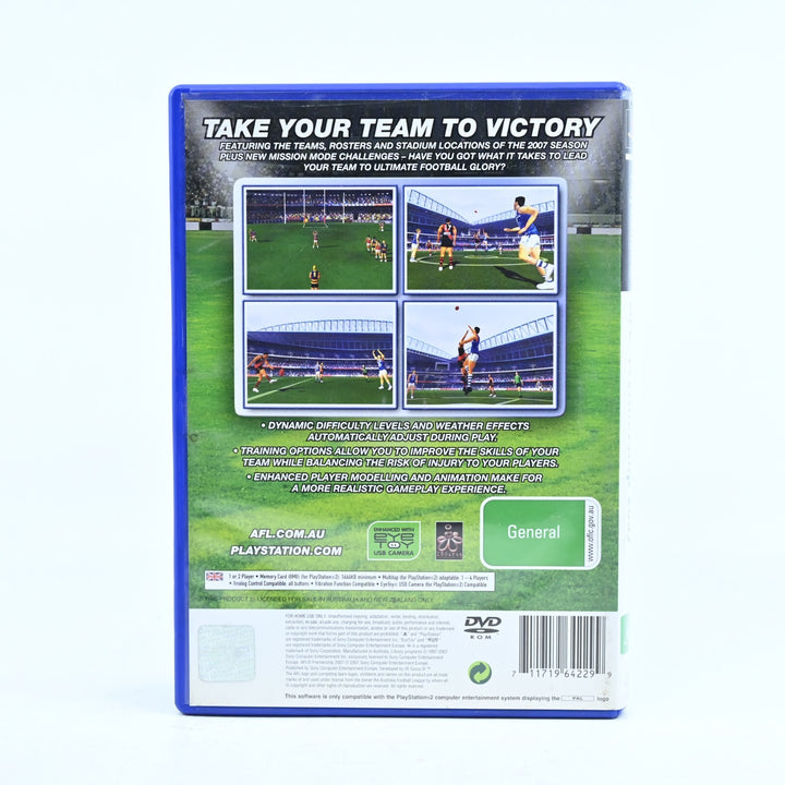 AFL Premiership 2007 - Sony Playstation 2 / PS2 Game + Manual - PAL