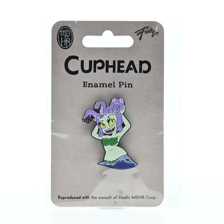 Cuphead Enamel Pin - Medusa - Penny Arcade Pin - Toy