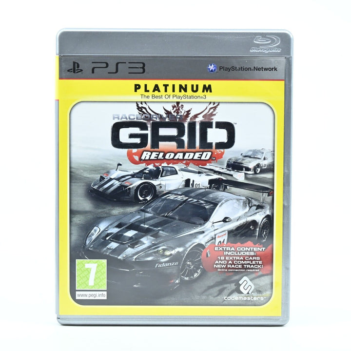 Racedriver Grid: Reloaded - Sony Playstation 3 / PS3 Game + Manual - MINT DISC!