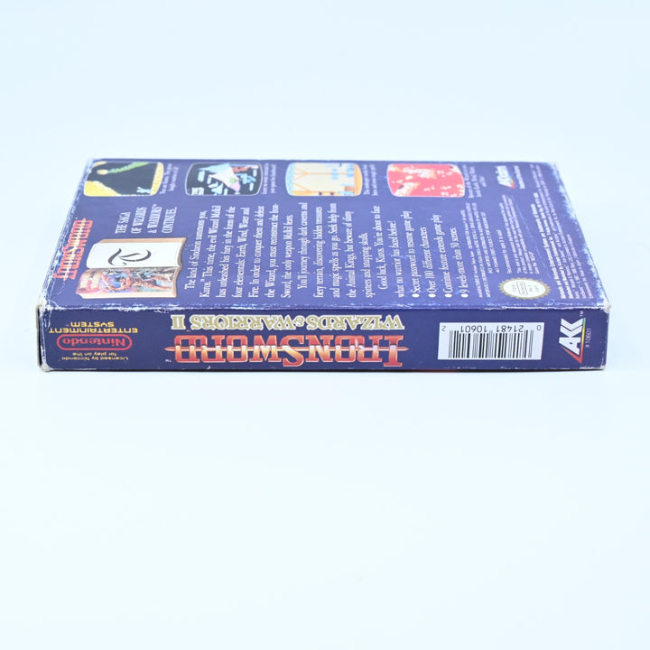 Iron Sword: Wizards &amp; Warriors II - NES Boxed Game - PAL - FREE POST!