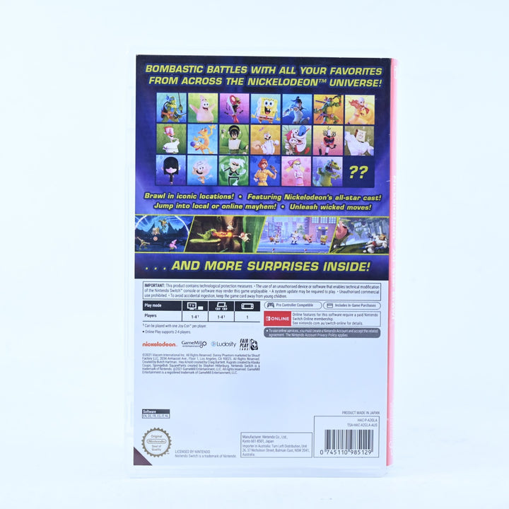 Nickelodeon All-Star Brawl - Nintendo Switch Game - FREE POST!