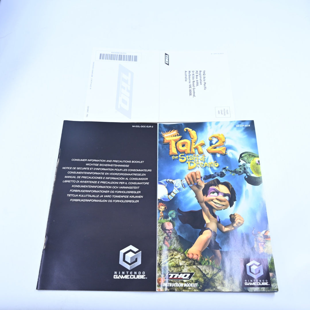 Tak 2: The Staff of Dreams - Nintendo Gamecube Game + Manual - PAL - FREE POST!