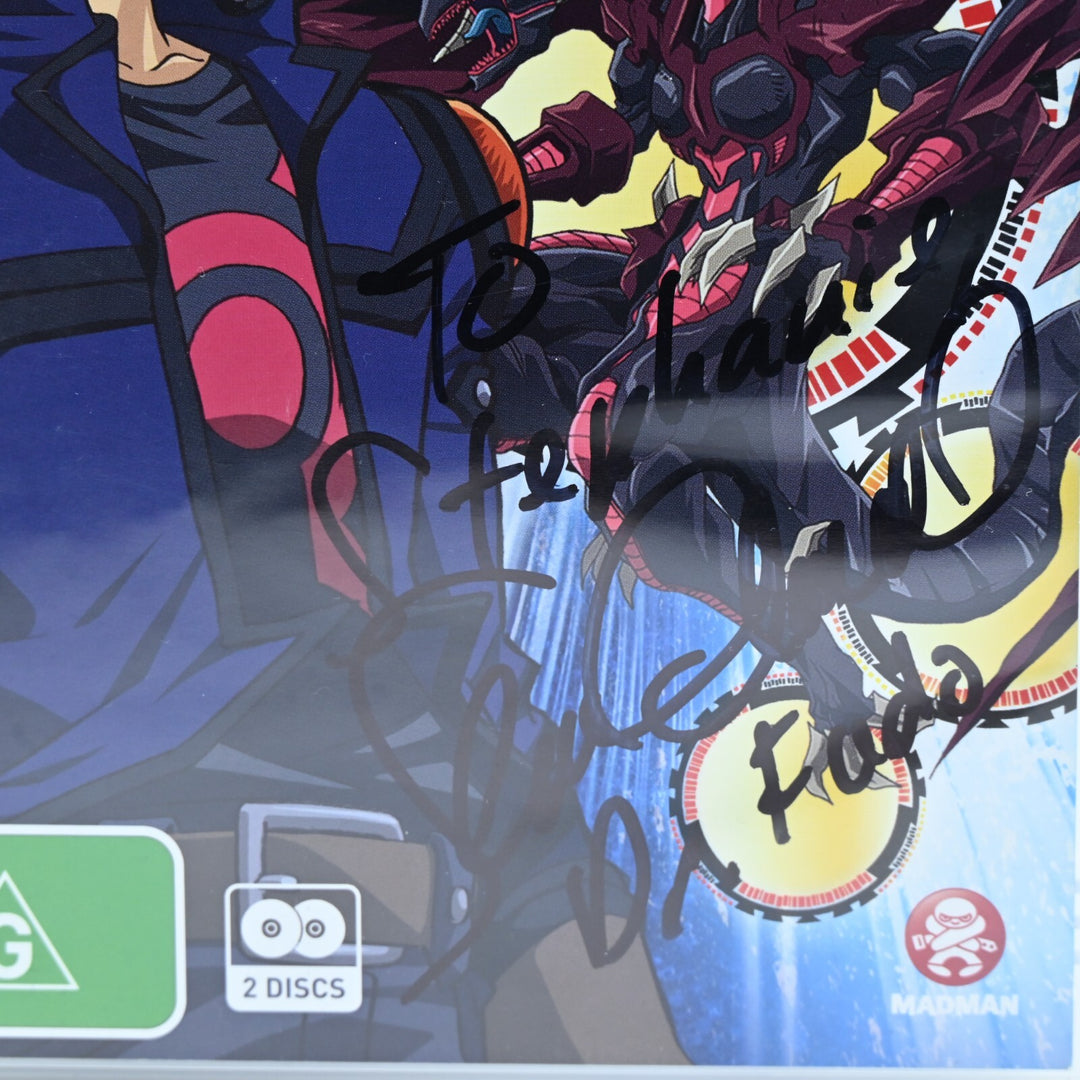 SIGNED BY VERONICA TAYLOR! YU-GIOH! 5D's Collection 01 - Region 4 DVD