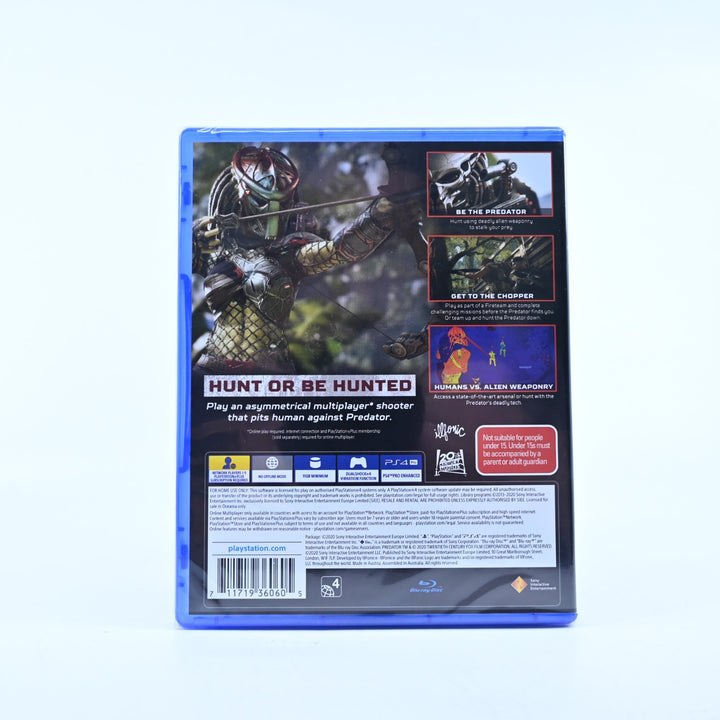 Predator: Hunting Grounds - Sony Playstation 4 / PS4 Game - MINT DISC! SEALED!
