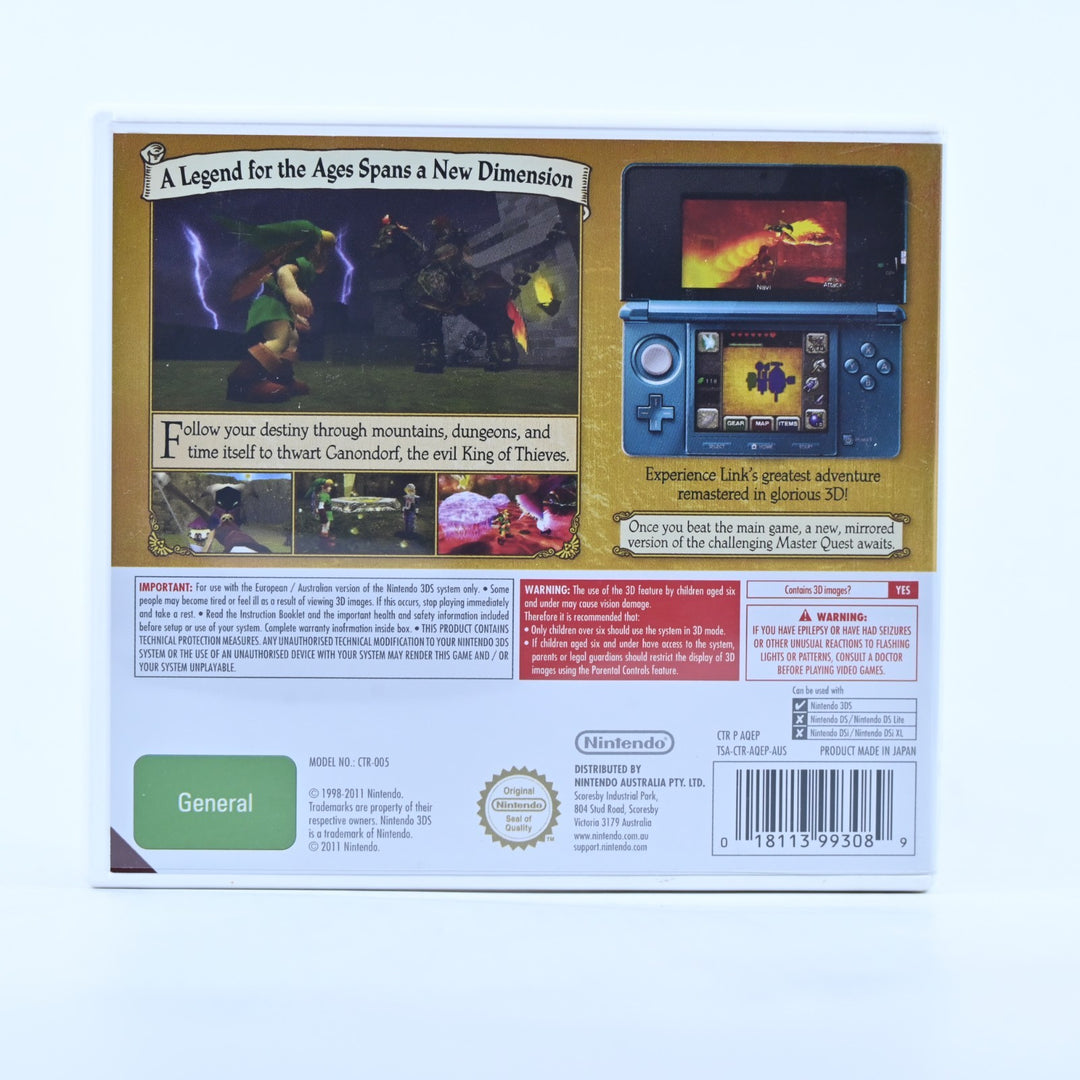 The Legend of Zelda: Ocarina of Time 3D - Nintendo 3DS Game - PAL + Manual