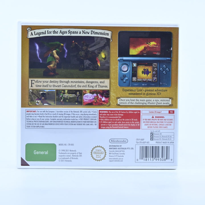 The Legend of Zelda: Ocarina of Time 3D - Nintendo 3DS Game - PAL + Manual