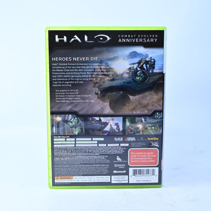 Halo: Combat Evolved Anniversary - Xbox 360 Game + Manual - PAL - MINT DISC!