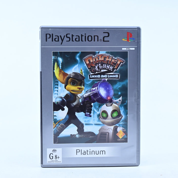 Ratchet & Clank 2: Locked and Loaded - Sony Playstation 2 / PS2 Game + Manual