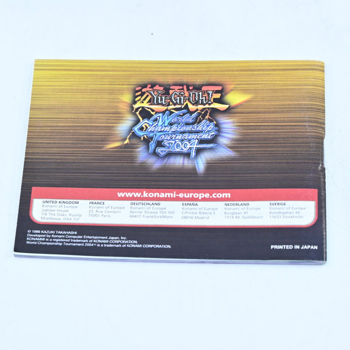 Yu-Gi-Oh! World Championship Tournament 2004 - Gameboy Advance / GBA Boxed Game