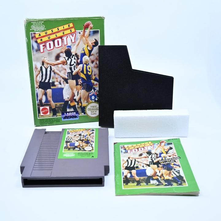 Aussie Rules Footy - Nintendo Entertainment System / NES Boxed Game - PAL